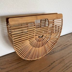 Cult Gaia Large Bamboo Ark Clutch